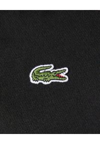 Lacoste - LACOSTE - Czarna bluza z kapturem z logo. Typ kołnierza: kaptur. Kolor: czarny. Materiał: bawełna, prążkowany, polar. Wzór: aplikacja. Styl: klasyczny #5