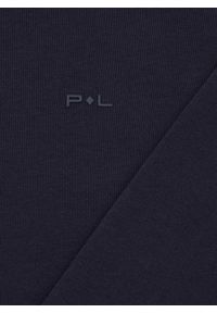 Pako Lorente - PAKO LORENTE - Granatowa bluza dresowa na suwak. Kolor: szary, niebieski. Materiał: dresówka. Wzór: gładki #2