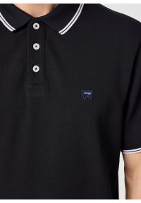 Wrangler - MESKA KOSZULKA POLO WRANGLER POLO SHIRT BLACK 112350404. Typ kołnierza: polo #2