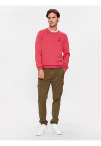 Aeronautica Militare Sweter 232MA1446L506 Różowy Regular Fit. Kolor: różowy. Materiał: bawełna #4