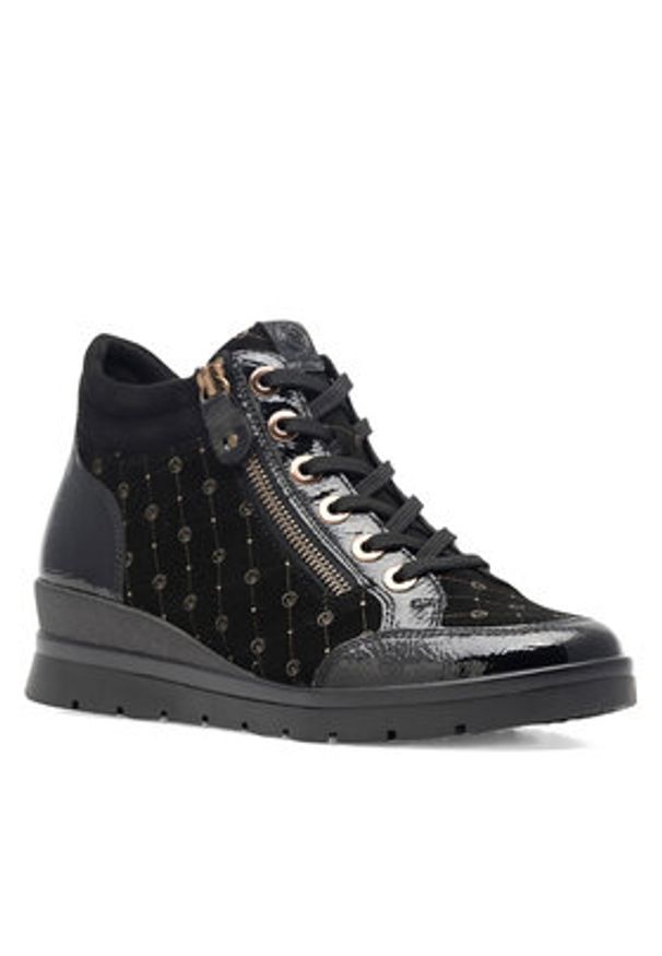 Remonte Sneakersy R0773-04 Czarny. Kolor: czarny. Materiał: skóra