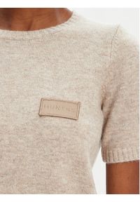Munthe Sweter Pantas 252160425270 Beżowy Regular Fit. Kolor: beżowy. Materiał: syntetyk #4