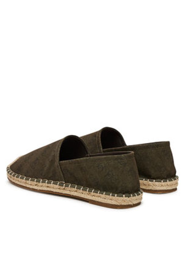 Guess Espadryle FMJELC FAB14 Zielony. Kolor: zielony. Materiał: materiał