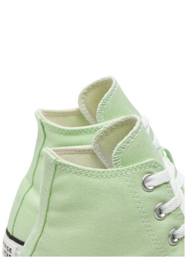 Converse Trampki Chuck Taylor All Star Hi A08582C Zielony. Kolor: zielony. Materiał: materiał