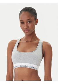 Calvin Klein Underwear Biustonosz top LV00QF8493 Szary. Kolor: szary. Materiał: bawełna