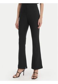 Calvin Klein Spodnie materiałowe LV044B223G Czarny Flare Fit. Kolor: czarny. Materiał: syntetyk #1