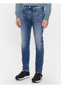 Calvin Klein Jeans Jeansy Skinny J30J324184 Granatowy Skinny Fit. Kolor: niebieski