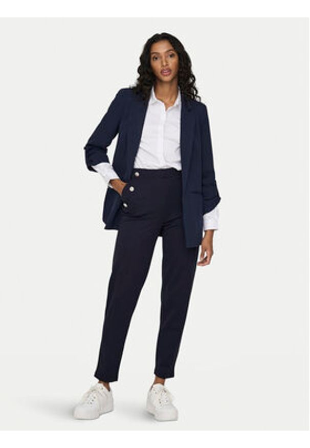 only - ONLY Marynarka Kayle 15218743 Granatowy Regular Fit. Kolor: niebieski. Materiał: syntetyk