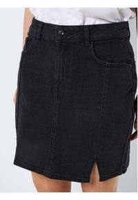 Noisy may - Noisy May Spódnica jeansowa Fling 27027236 Czarny Regular Fit. Kolor: czarny. Materiał: jeans, bawełna