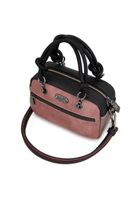 Brązowa Zgrabna Torebka Anekke Elegancki Kuferek Damski. Kolor: brązowy. Styl: elegancki. Rodzaj torebki: na ramię #7