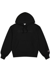 Bluza damska Champion Hooded Sweatshirt 117785. Kolor: czarny. Sport: turystyka piesza