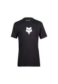 FOX - Koszulka bawełniana męska Fox Head SS Prem Tee. Kolor: czarny. Materiał: bawełna