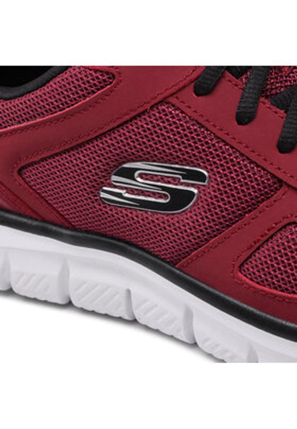 skechers - Skechers Sneakersy Scloric 2631/BUBK Bordowy. Kolor: czerwony. Materiał: materiał