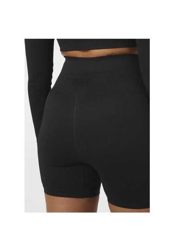 Spodnie sportowe damskie Helly Hansen Spodenki Allure Seamless Bike Shorts W. Kolor: czarny. Materiał: materiał, syntetyk. Długość: krótkie