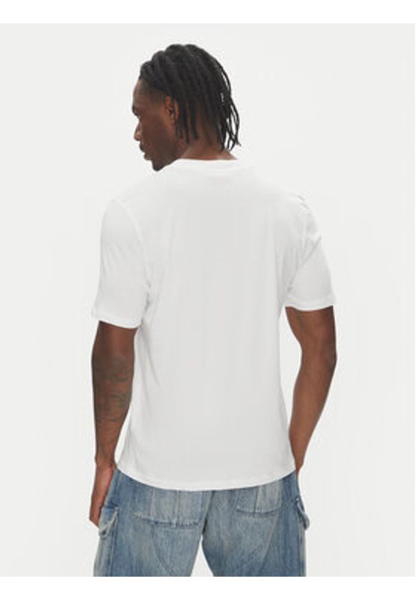 Hugo - HUGO T-Shirt Deterni 50544496 Biały Regular Fit. Kolor: biały. Materiał: bawełna