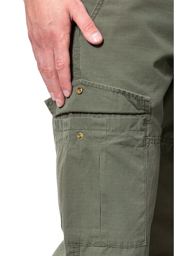 Lee - LEE SPODNIE MĘSKIE FATIGUE PANT KHAKI L73ACJ14 112120322. Kolor: brązowy. Materiał: materiał. Wzór: moro. Styl: militarny