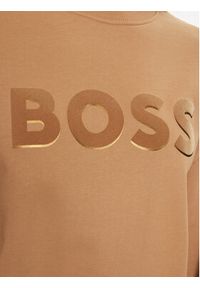 BOSS - Boss Bluza Econa 50508499 Beżowy Relaxed Fit. Kolor: beżowy. Materiał: bawełna #3