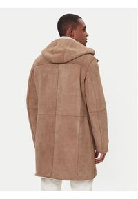 Milestone Kurtka przejściowa Alerio 531624 21330 Brązowy Regular Fit. Kolor: brązowy. Materiał: skóra #4