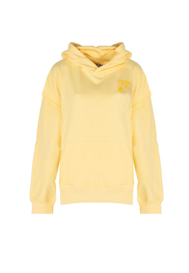 Fila Bluza "Bakum" | FAW0444 | Kobieta | Żółty. Typ kołnierza: kaptur. Kolor: żółty. Materiał: bawełna