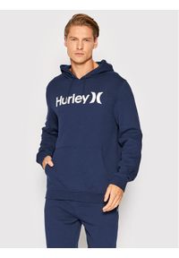 Hurley Bluza Oao Solid Summer MFT0009290 Granatowy Regular Fit. Kolor: niebieski. Materiał: bawełna
