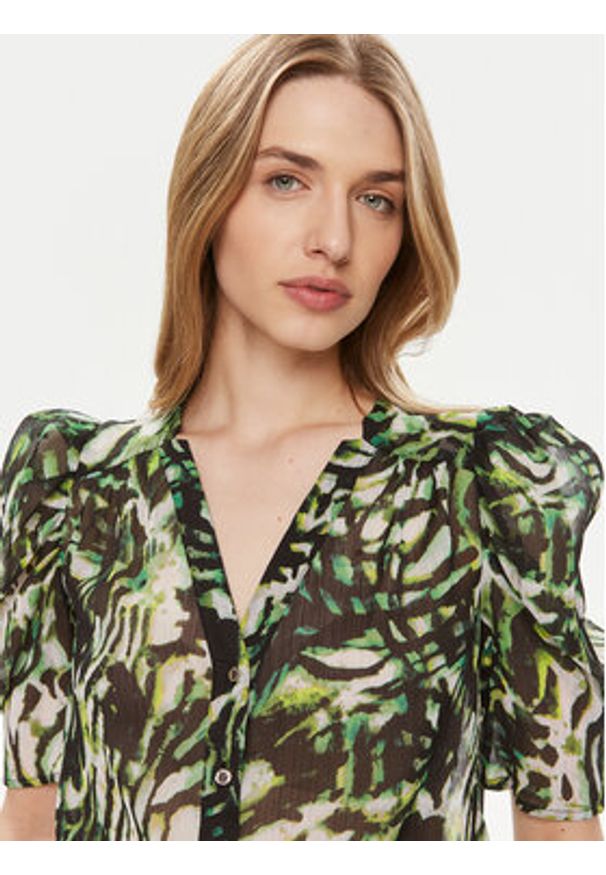 Morgan Bluzka 241-CIMPA.F Zielony Regular Fit. Kolor: zielony. Materiał: syntetyk