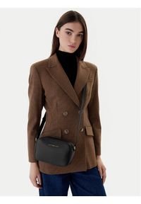 TOMMY HILFIGER - Tommy Hilfiger Torebka Th Logo Camera Bag AW0AW18115 Czarny. Kolor: czarny. Materiał: skórzane #1