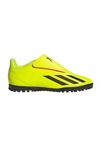Adidas - Buty adidas X Crazyfast Club Vel Tf Jr IF0713 żółte. Zapięcie: rzepy. Kolor: żółty. Materiał: guma, syntetyk, materiał. Szerokość cholewki: normalna. Sport: piłka nożna #1