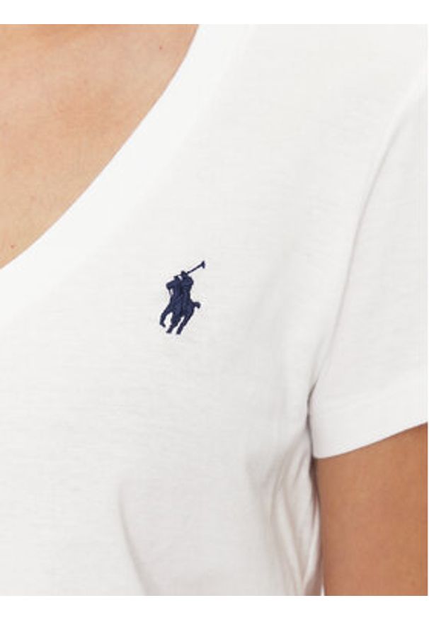 Polo Ralph Lauren T-Shirt 211902403001 Biały Regular Fit. Typ kołnierza: polo. Kolor: biały. Materiał: bawełna