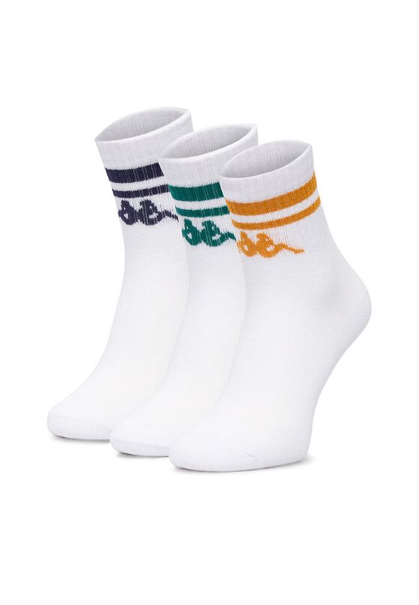 Kappa Skarpety długie CEO_KR_KAPPA_DZ005_W_AW25 Biały. Kolor: biały. Materiał: bawełna