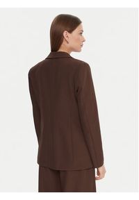 Maryley Marynarka 25IB187/M06/43CO Brązowy Regular Fit. Kolor: brązowy. Materiał: syntetyk #4
