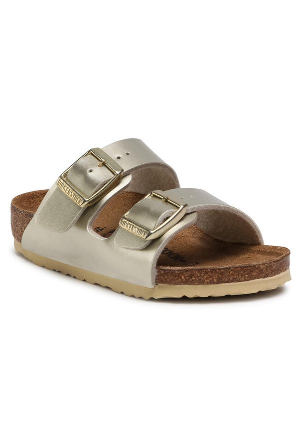 Klapki Birkenstock. Kolor: złoty