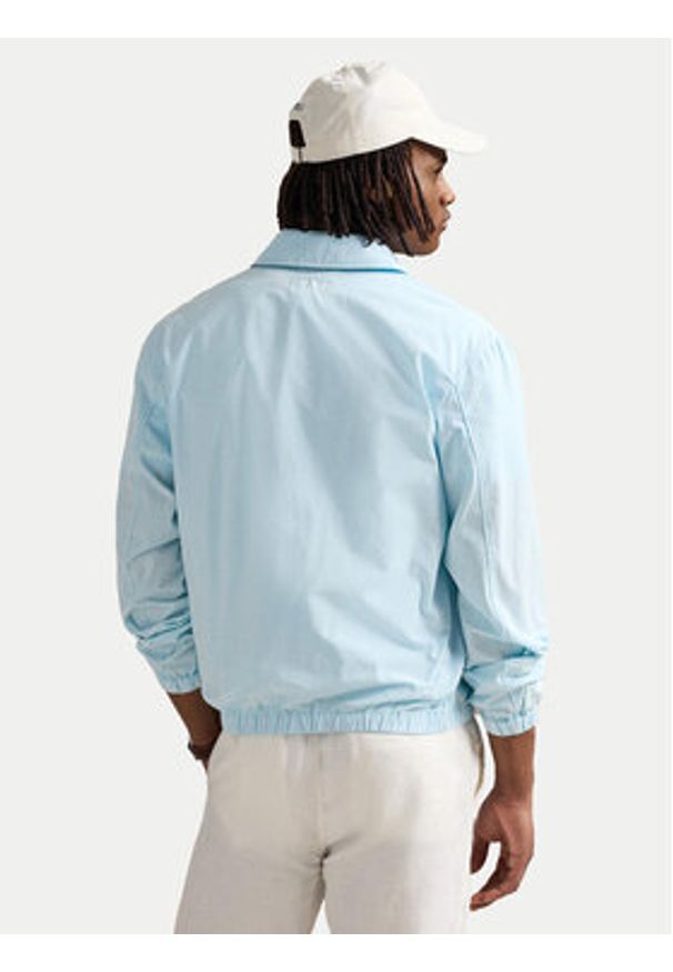 Polo Ralph Lauren Kurtka przejściowa 710961831004 Błękitny Regular Fit. Typ kołnierza: polo. Kolor: niebieski. Materiał: bawełna
