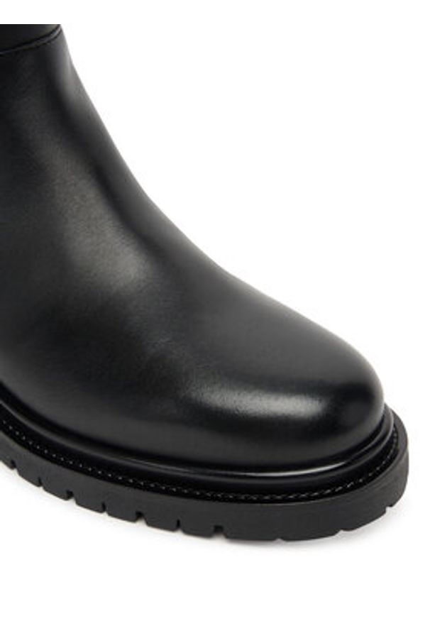 Karl Lagerfeld - KARL LAGERFELD Kozaki KL47595 Czarny. Kolor: czarny. Materiał: skóra