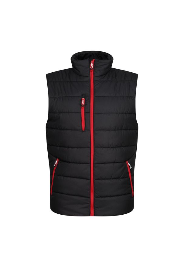 Regatta - Bezrękawnik męski Navigate. Kolor: czerwony, wielokolorowy, czarny. Długość rękawa: bez rękawów. Sport: turystyka piesza