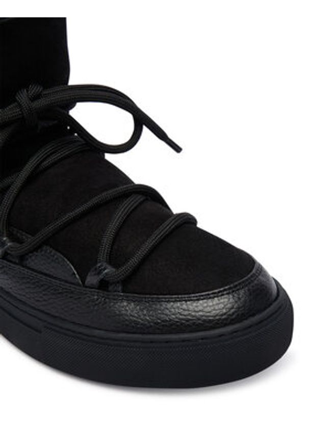 Inuikii Śniegowce Classic 2001.003.0022 Czarny. Kolor: czarny. Materiał: zamsz, skóra