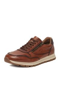 Rieker Sneakersy B0504-24 Brązowy. Kolor: brązowy. Materiał: skóra #3