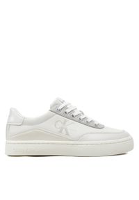 Calvin Klein Jeans Sneakersy Classic Cupsole Low Lace Lth Ml YW0YW01527 Biały. Kolor: biały #1