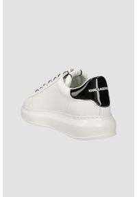 Karl Lagerfeld - KARL LAGERFELD Białe sneakersy Kapri Mens Neonft Lo Lace. Kolor: biały
