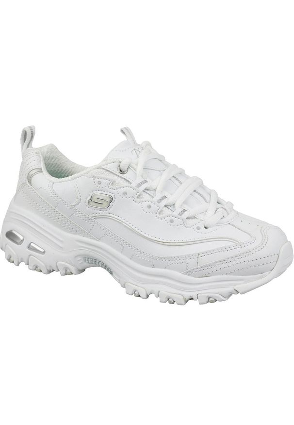 skechers - Tenisówki Skechers Model Dlites - Fresh Start Kolor Biały. Kolor: biały. Materiał: skóra ekologiczna, materiał. Sport: turystyka piesza