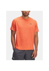 Koszulka treningowa męska Under Armour Tech Textured. Kolor: pomarańczowy. Sport: fitness