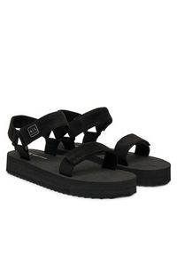 Armani Exchange Sandały XDP064 XV928 00002 Czarny. Kolor: czarny. Materiał: materiał #4