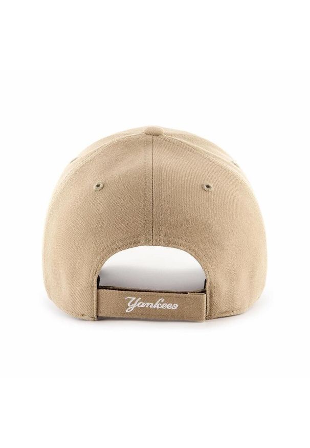 47 Brand - Czapka z daszkiem męska do baseball'u Brand 47 New York Yankees brązowa. Kolor: brązowy