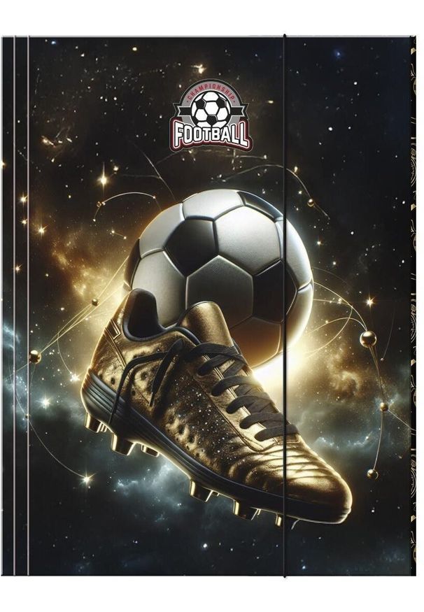 Derform Teczka z gumką A4 Piłka DERFORM