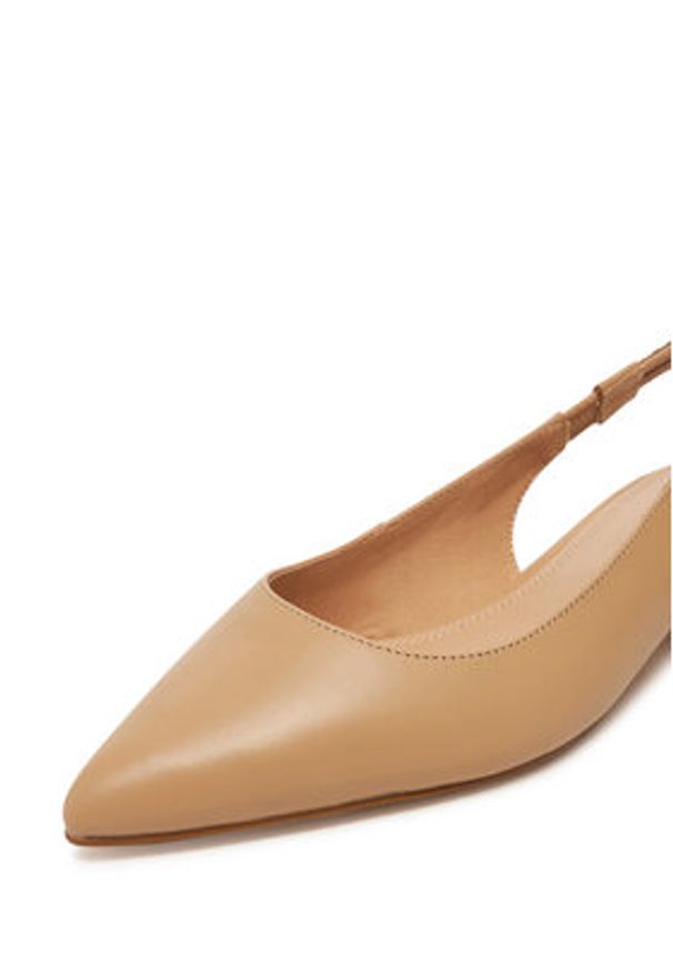 Sergio Bardi Czółenka WYL4138-1Z-SB Beżowy. Kolor: beżowy. Materiał: skóra