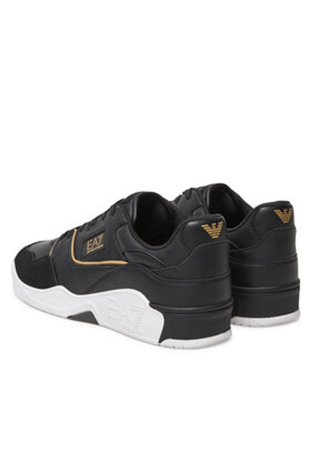 EA7 Emporio Armani Sneakersy X8X187 XK402 M700 Czarny. Kolor: czarny. Materiał: skóra