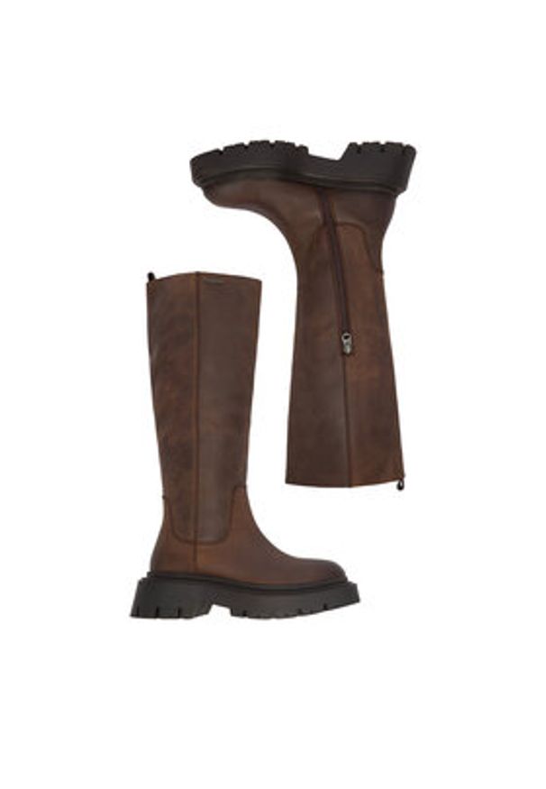 G-Star RAW - G-Star Raw Kozaki CEO-WI34-JOSIA-01 Brązowy. Kolor: brązowy. Materiał: skóra