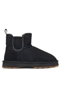 EMU Australia Śniegowce Higgie W13198 Czarny. Kolor: czarny. Materiał: skóra