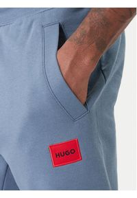 Hugo - HUGO Spodnie dresowe Doak212 50447963 Granatowy Regular Fit. Kolor: niebieski. Materiał: bawełna #5