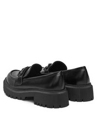 DeeZee Loafersy BBT-22663-10 Czarny. Kolor: czarny. Materiał: materiał, syntetyk