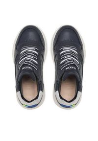 Geox Sneakersy J Hyroo J35GWA-08554 C4211 S Granatowy. Kolor: niebieski. Materiał: skóra #4